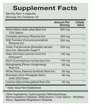 willow relief natura health products supplement facts