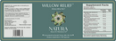 willow relief natura health products label