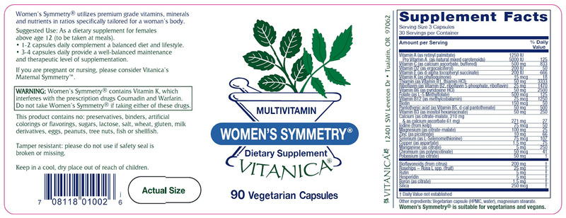 Women's Symmetry 90ct Vitanica products