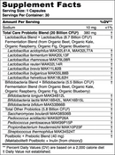 women's health probiotic greens first supplement facts