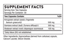 women's libido boost (thorne) supplement facts