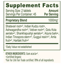 women's natural transition banyan botanicals supplement facts