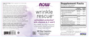 wrinkle rescue now foods label