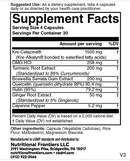 X flame nutritional frontiers supplement facts