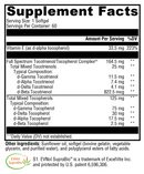 xcellent e (xymogen) supplement facts