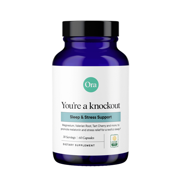 you're a knockout sleep & stress support (ora organic)