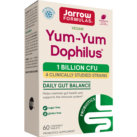 Yum-Yum Dophilus Raspberry 1 Bil Jarrow Formulas