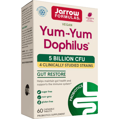 Yum-Yum Dophilus Raspberry 5 Bil Jarrow Formulas