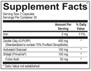 zbinder ortho molecular supplement facts