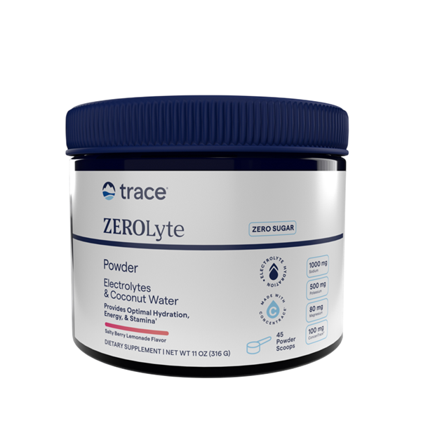 zerolyte electrolytes & coconut water - salty berry lemonade (trace minerals research)