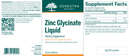 zinc glycinate liquid genestra label