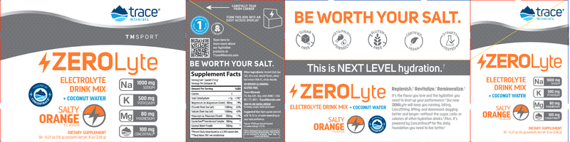 ZeroLyte - Salty Orange Trace Minerals Research label