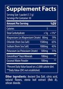 zerolyte salty citrus trace minerals research supplement facts