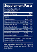 zerolyte salty orange trace minerals research supplement facts