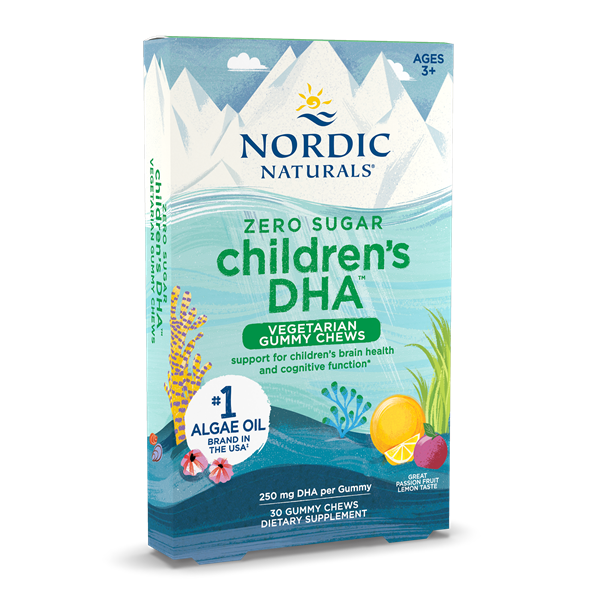 zero sugar children's dha (nordic naturals)