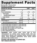 zero sugar children's dha (nordic naturals) supplement facts