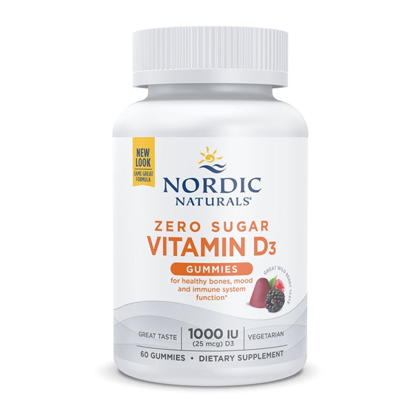 zero sugar vitamin d3 gummies (nordic naturals)
