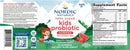 zero sugar kids probiotic gummies nordic naturals label