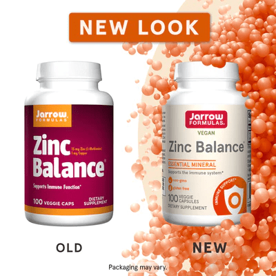 Zinc Balance 15 mg Jarrow Formulas new look