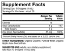 zinc liquid drops dr. mercola supplement facts