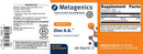 zinc a.g. (metagenics) label
