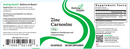 zinc carnosine (seeking health) label
