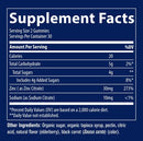 zinc gummies trace minerals research supplement facts