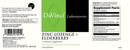 zinc lozenge elderberry davinci labs label