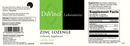 zinc lozenge davinci labs label