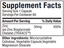 zinc nutramedix supplement facts