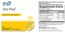 zinc plus sfi health label