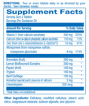 zymain anabolic laboratories supplement facts