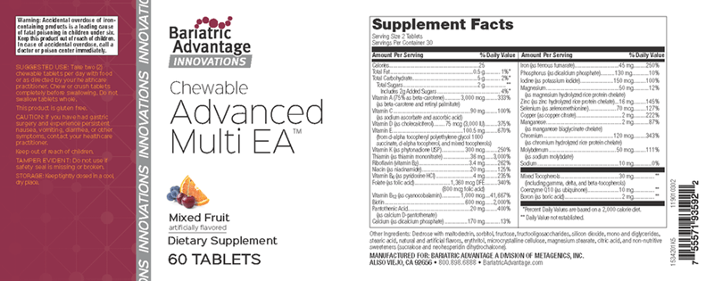 buy advanced multi EA chewable mixed fruit bariatric advantage
