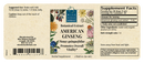 american ginseng wise woman herbals label