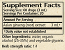 asian ginseng wise woman herbals supplement facts