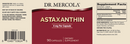 astaxanthin dr. mercola label