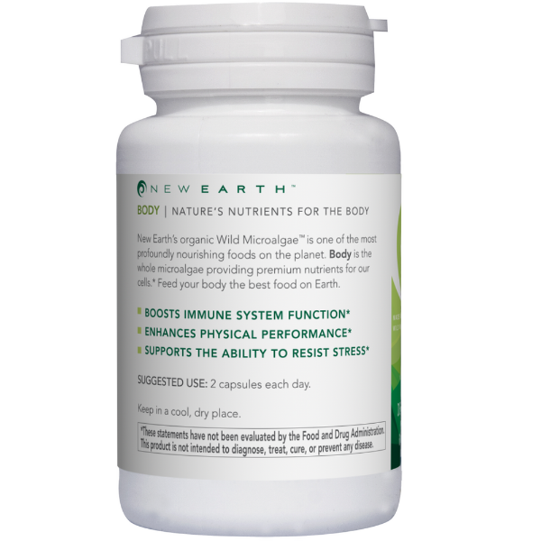 Body Capsules back bottle