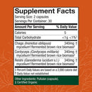 breathe 60ct capsules host defense supplement facts