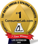 Super Omega-3 EPA/DHA Fish Oil, Sesame Lignans & Olive Extract 240 easy-to-swallow