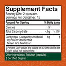 cordyceps capsules host defense supplement facts