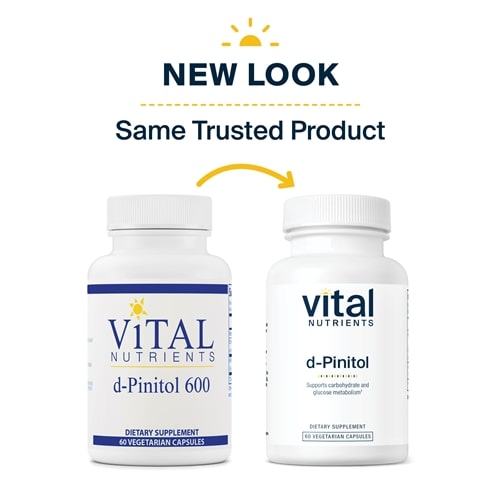 d-Pinitol 600 Vital Nutrients new look
