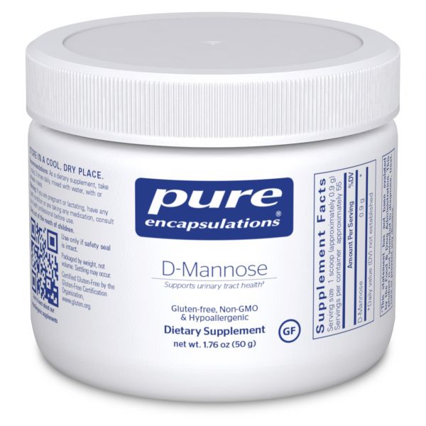 D-Mannose - 50g Powder (Pure Encapsulations)