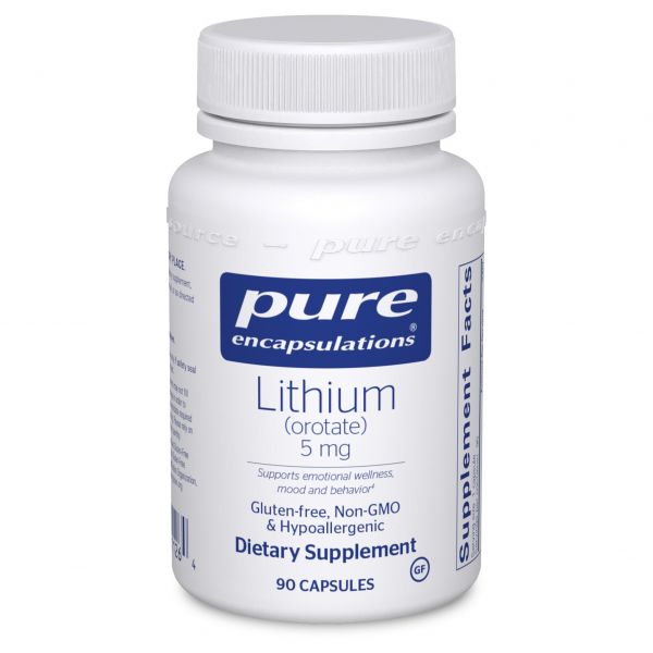 Lithium (Orotate) 5 Mg (Pure Encapsulations)