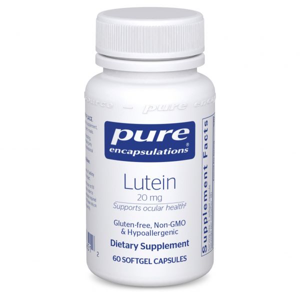 lutein 20 mg pure encapsulations
