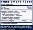 macuguard ocular support (life extension) supplement facts