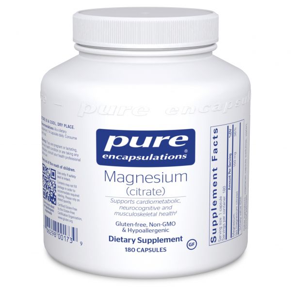 Magnesium (citrate) 180 Count - (Pure Encapsulations)