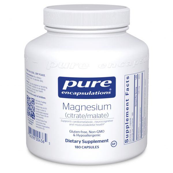 Magnesium (Citrate/Malate) (Pure Encapsulations)