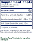 magnesium tonic vitanica supplement facts