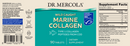marine collagen dr. mercola label