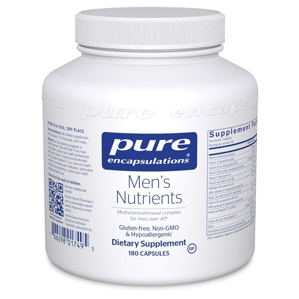 BACKORDER ONLY - Men's Nutrients 180's (Pure Encapsulations)